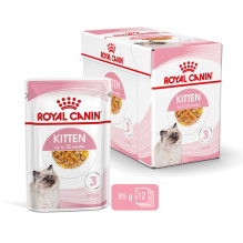 „Royal Canin FHN Kitten Instinctive“ kačiukų šlapias ėdalas padaže, 12 x 85 g „Royal Canin FHN Kitten Instinctive“ kačiukų šlapias ėdalas padaže, 12 x 85 g