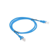 Lanberg Patchcord RJ45, kat. 5e, UTP, 1m, mėlyna Lanberg Patchcord RJ45, kat. 5e, UTP, 1m, mėlyna