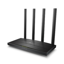 TP-Link ARCHER C6 V4.0 belaidis maršrutizatorius Gigabit Ethernet Dviejų dažnių (2,4 GHz / 5 GHz) Juoda