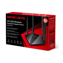 „Mercusys MR30G“ belaidis maršrutizatorius Gigabito eternetas Dviejų dažnių (2,4 GHz / 5 GHz) Juodas
