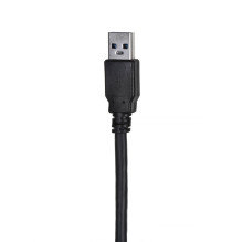 Lanberg CA-USBA-30CU-0010-BK USB cable 1m 3.0 USB A Black Lanberg CA-USBA-30CU-0010-BK USB cable 1m 3.0 USB A Black