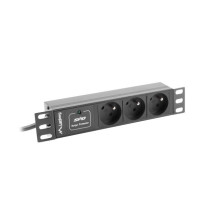 LANBERG maitinimo lizdas, stovas, 10' (1U, 10A, 3x230V PL) LANBERG maitinimo lizdas, stovas, 10' (1U, 10A, 3x230V PL)