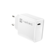 NATEC tinklo įkroviklis RIBERA USB-C 20W PD baltas