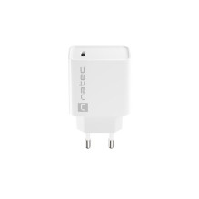 NATEC tinklo įkroviklis RIBERA USB-C 20W PD baltas