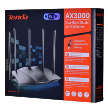 Tenda TX12 PRO wireless router Fast Ethernet Dual-band (2.4 GHz / 5 GHz) Black