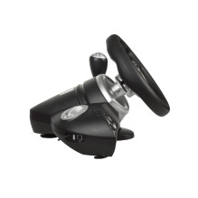 „NanoRS RS700“ žaidimų valdiklis, juodas, sidabrinis, USB vairas, analoginis / skaitmeninis, skirtas „Android“, asmenini