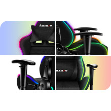 ŽAIDIMŲ KĖDĖ VAIKAMS HUZARO RANGER 6.0 RGB MESH