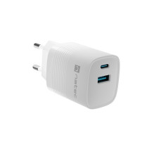 NATEC RIBERA GAN ĮKROVIKLIS 1X USB-A + 1X USB-C 30W BALTA NATEC RIBERA GAN ĮKROVIKLIS 1X USB-A + 1X USB-C 30W BALTA
