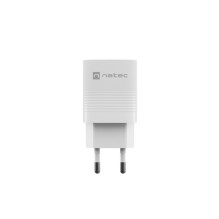 NATEC RIBERA GAN ĮKROVIKLIS 1X USB-A + 1X USB-C 30W BALTA NATEC RIBERA GAN ĮKROVIKLIS 1X USB-A + 1X USB-C 30W BALTA