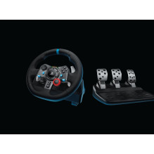 „Logitech G G29“ vairas + pedalai „PlayStation 3“, „PlayStation 4“ analoginis USB 2.0, juodas