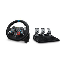 „Logitech G G29“ vairas + pedalai „PlayStation 3“, „PlayStation 4“ analoginis USB 2.0, juodas