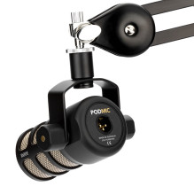 RØDE PodMic - dinaminis mikrofonas, juodas