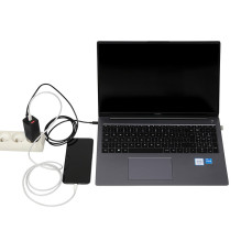 iBOX C-65 juodas, GaN 65W universalus įkroviklis