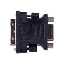 Lanberg AD-0012-BK cable gender changer DVI-I VGA (D-Sub) Black Lanberg AD-0012-BK cable gender changer DVI-I VGA (D-Sub) Black