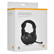 „Behringer HPM1100“ – uždaros ausinės su mikrofonu ir USB jungtimi