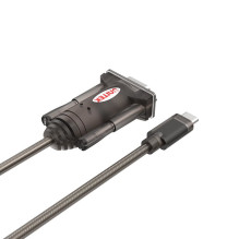 UNITEK Y-1105K nuoseklusis kabelis, juodas, 1,5 m, DB-9