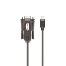 UNITEK Y-1105K nuoseklusis kabelis, juodas, 1,5 m, DB-9