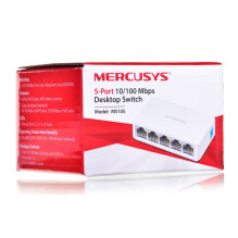 „Mercusys“ 5 prievadų 10 / 100 Mbps stalinis komutatorius