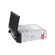 Audiocore AC9100 automobilio skaitmeninis radijas, juodas, raudonas