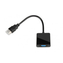 „iBox IAHV01“ vaizdo kabelio adapteris HDMI A tipo (standartinis) VGA (D-Sub) juodas
