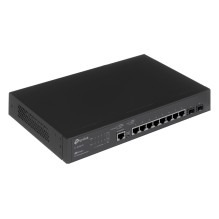 TP-LINK TL-SG3210 valdomas L2 gigabito Ethernet (10 / 100 / 1000) Maitinimas per Ethernet (PoE) Juodas