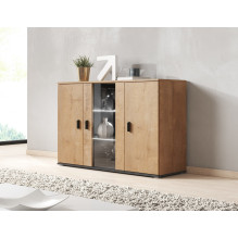 Cama sideboard 120 cm SOHO S7 lefkas oak / black