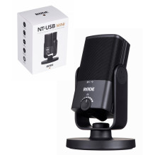 RØDE NT-USB mini juodas stalo mikrofonas