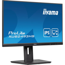 „iiyama ProLite XUB2493HS-B6“ kompiuterio monitorius 60,5 cm (23,8 colio) 1920 x 1080 pikselių „Full HD“ LED juodas