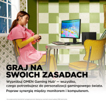 „OMEN by HP“ 27 colių QHD 165 Hz žaidimų monitorius – „OMEN 27q“