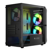 Logic PORTOS ARGB MINI USB 3.0 dėklas, juodas