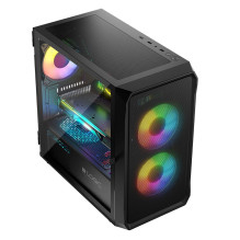 Logic PORTOS ARGB MINI USB 3.0 dėklas, juodas