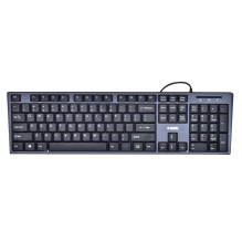 „iBox IKMS606“ klaviatūra, komplekte – pelė, namų USB, QWERTY, JK, anglų, juoda