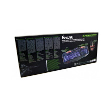 Esperanza EGK3000 klaviatūros ir laidinės pelės su foniniu apšvietimu rinkinys