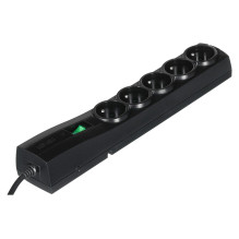 Ever CLASSIC 3m Black 5 AC outlet(s) 250 V