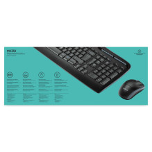„Logitech“ belaidis „Combo MK330“