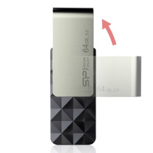 Silicon Power Blaze B30 USB atmintinė 32 GB USB A tipo 3.0 (3.1 Gen 1) Juoda