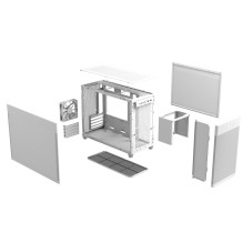 ASUS Prime AP201 MicroATX mini bokštas, baltas