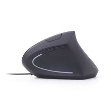 Gembird MUS-ERGO-01 pelė dešiniarankiams, USB A tipo, optinė, 3200 DPI