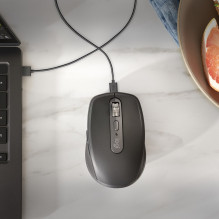„Logitech MX Anywhere 3S“ pelė, skirta biurui, dešiniarankiams, belaidė RF + „Bluetooth“, lazerinė, 8000 DPI