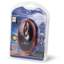 Titanum TM116E Wireless 3D mouse 2.4GHZ Black / Red