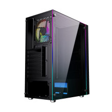 Gembird Fornax 2500 ARGB Gaming ATX computer case, Midi Tower, backlight, Black Gembird Fornax 2500 ARGB Gaming ATX computer case, Midi Tower, backlight, Black