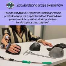 HP belaidė pelė 920 Ergo vertikali, juoda