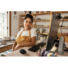 HP 710 įkraunama tyli pelė