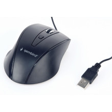Gembird MUS-4B-02 pelė dešiniarankiams, USB, optinė, 1200 DPI
