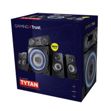 „Trust GXT 658 Tytan 5.1“ garsiakalbių komplektas, 90 W, universalios, juodos, 5.1 kanalai