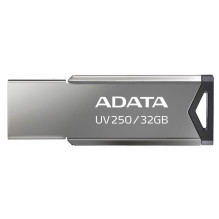 ADATA UV250 USB atmintinė 32 GB USB A tipo 2.0 Sidabrinė ADATA UV250 USB atmintinė 32 GB USB A tipo 2.0 Sidabrinė
