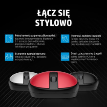 HP 240 Empire raudona Bluetooth pelė