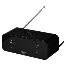 ADLER AD 1192b radijo žadintuvas, juodas