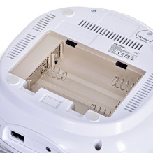 Blaupunkt BB7-WH nešiojama stereo sistema, skaitmeninė, 2,4 W, FM, pilka, MP3 atkūrimas