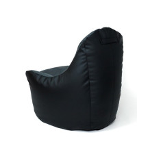 Sako Boss juodo grafito krepšys-pufas XXL 140 x 90 cm